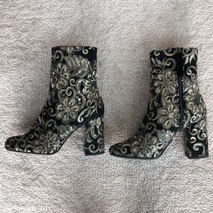 Barely Worn Topshop Embellished Boots